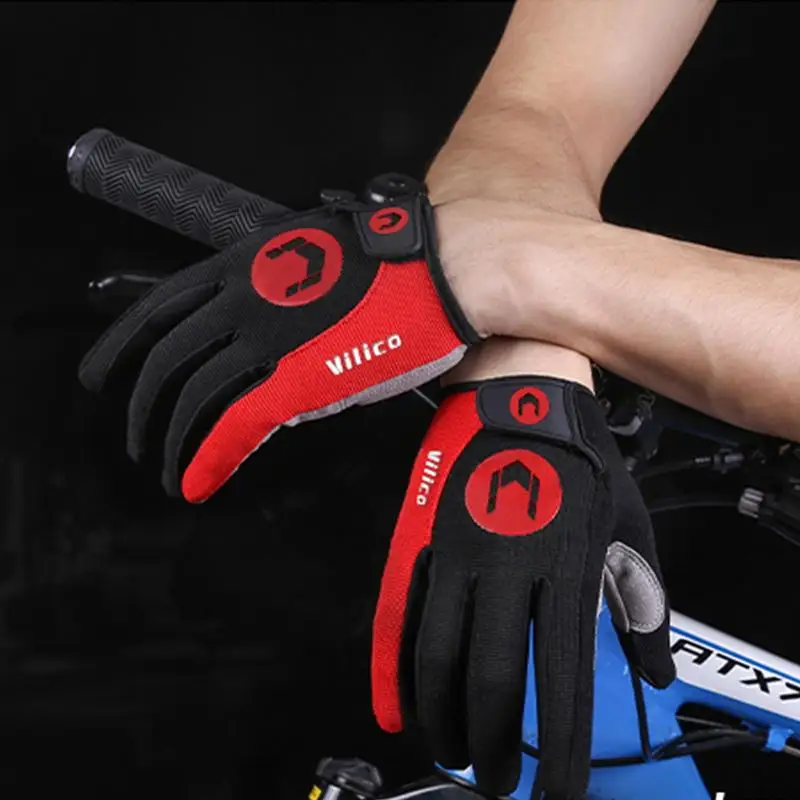 Mountain Bike Sports Cycling Gloves Warm Keeping Touch Screen Full Finger Men Women Running Fitness Gym Riding Motorcycle Gloves