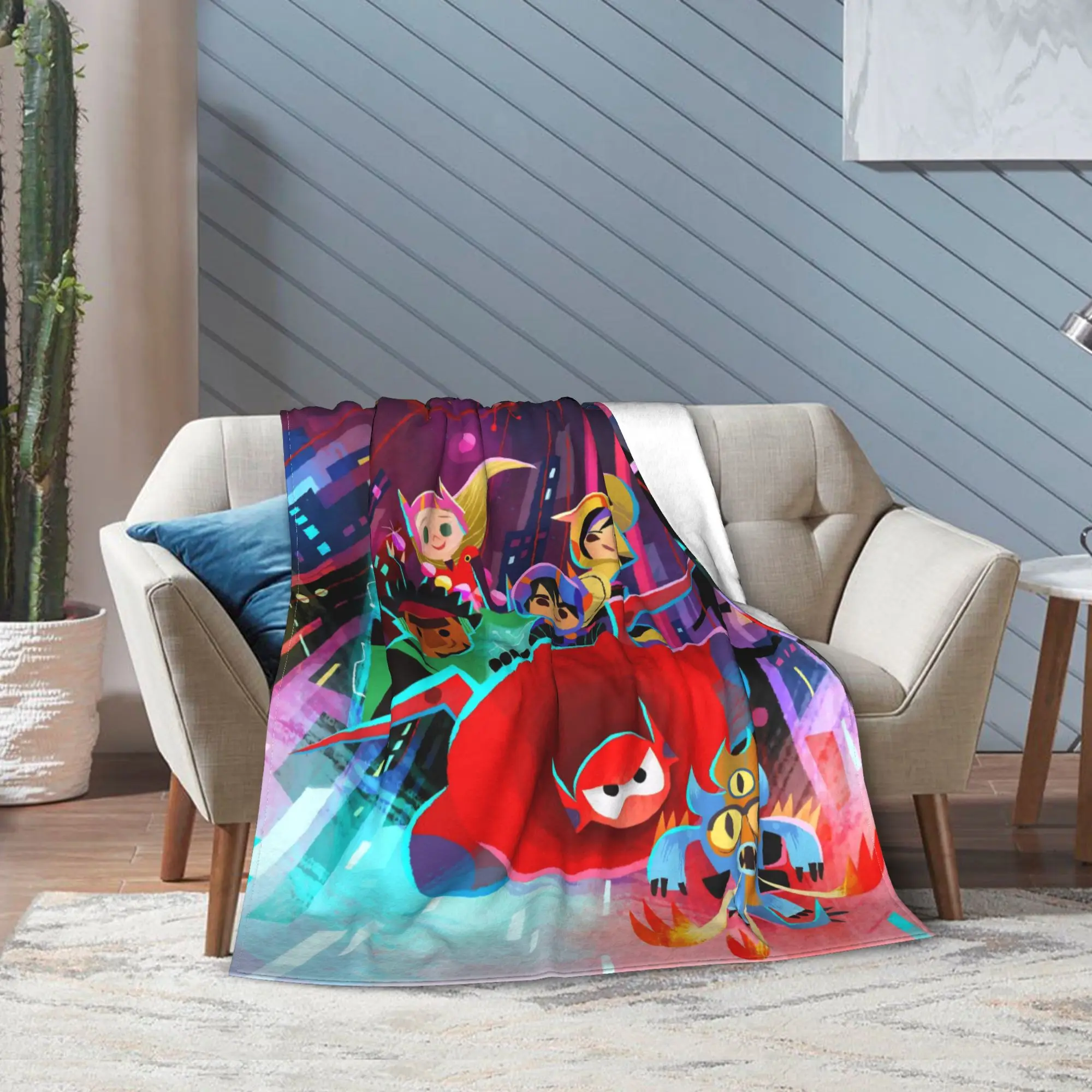 كبير بطل Baymax درع بطانية المرجان الصوف أفخم الخريف الشتاء هيرو حمادا تنفس خفيفة الوزن رمي بطانية للمكتب