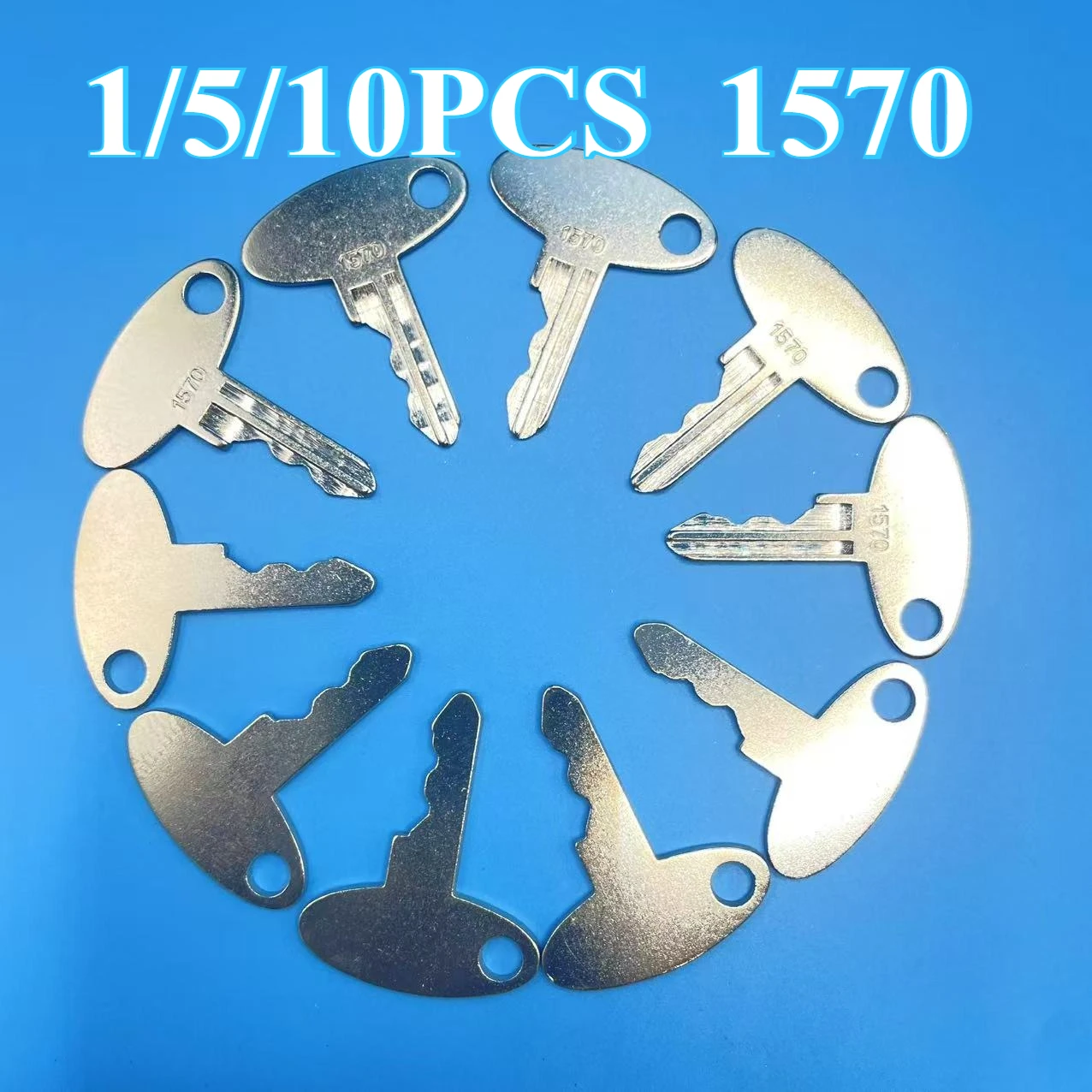 

1570 1/5/10 шт. ключи зажигания, совместимые с Vermeer Chipper 935, совместимые с Wacker L30