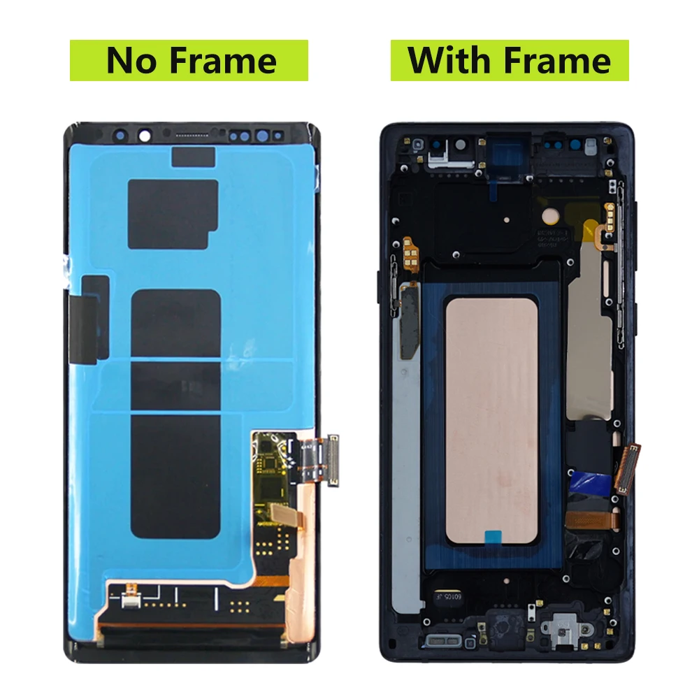 AMOLED for Samsung Galaxy Note9 N960F Lcd Display Digital Touch Screen with Frame for Samsung Galaxy Note 9 Screen Assembly