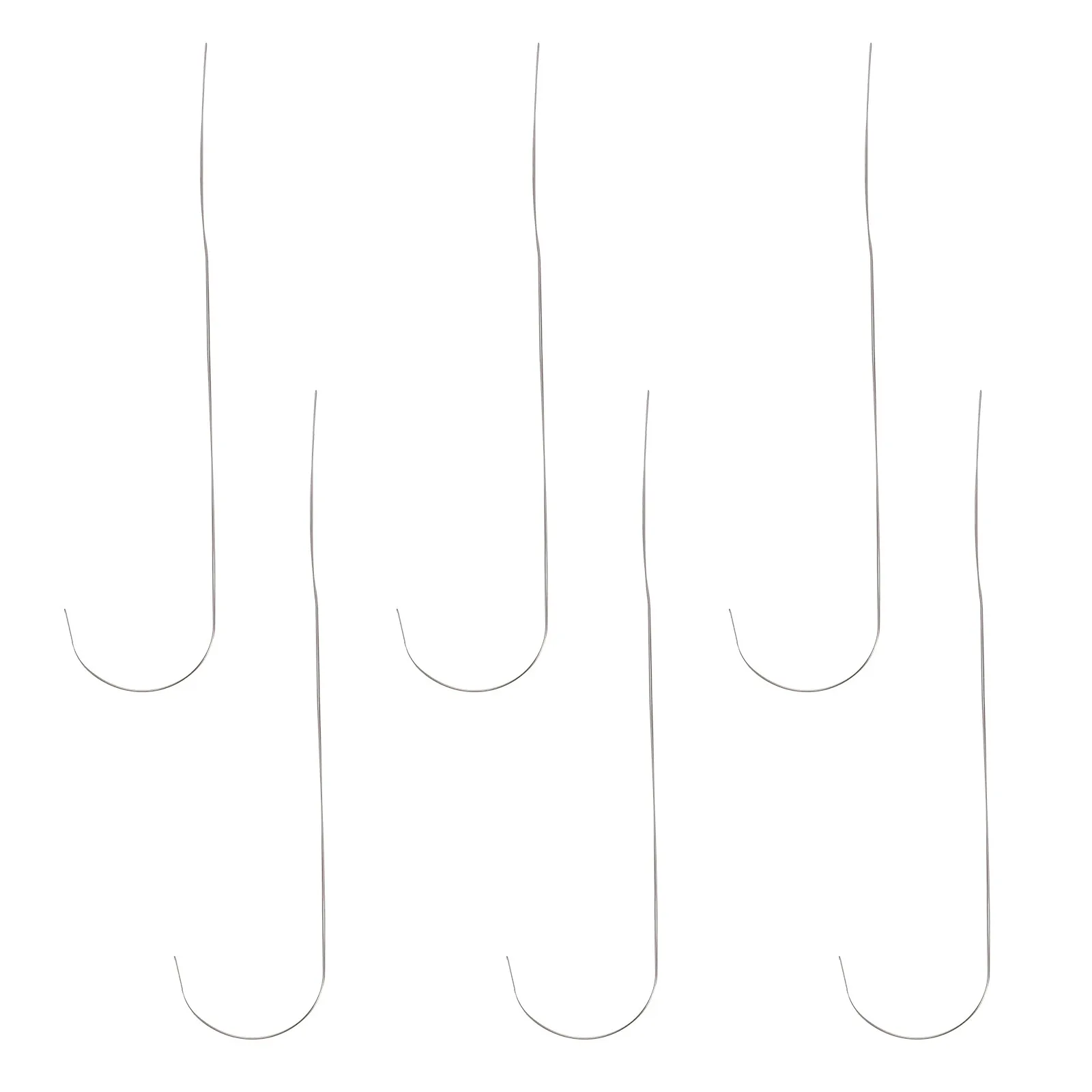 

Набор из 6 игл для рукоделия из нержавеющей стали для нанизывания бусин, инструмент для изготовления украшений: браслетов, ожерелий, браслетов на ногу