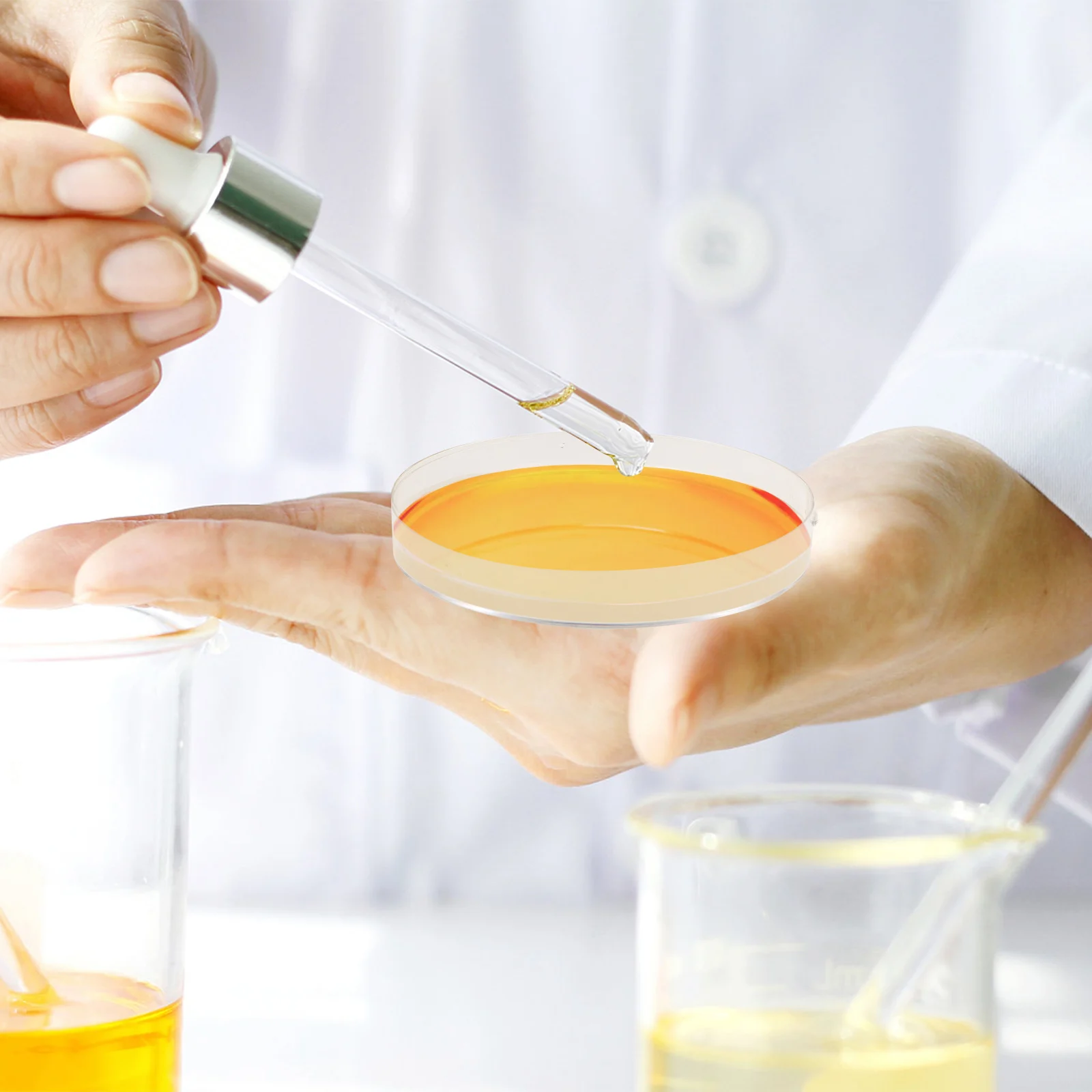 

10Pcs Professional Agar Plates Prepoured Petri Dishes Portable Design for Project Supplies Agar Plates