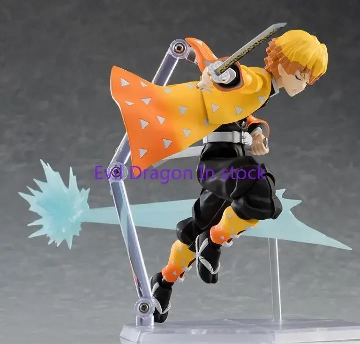 

Original Figma 522 522-DX Demon Slayer Agatsuma Zenitsu PVC Action Figure Anime Model Toy Doll DX Version