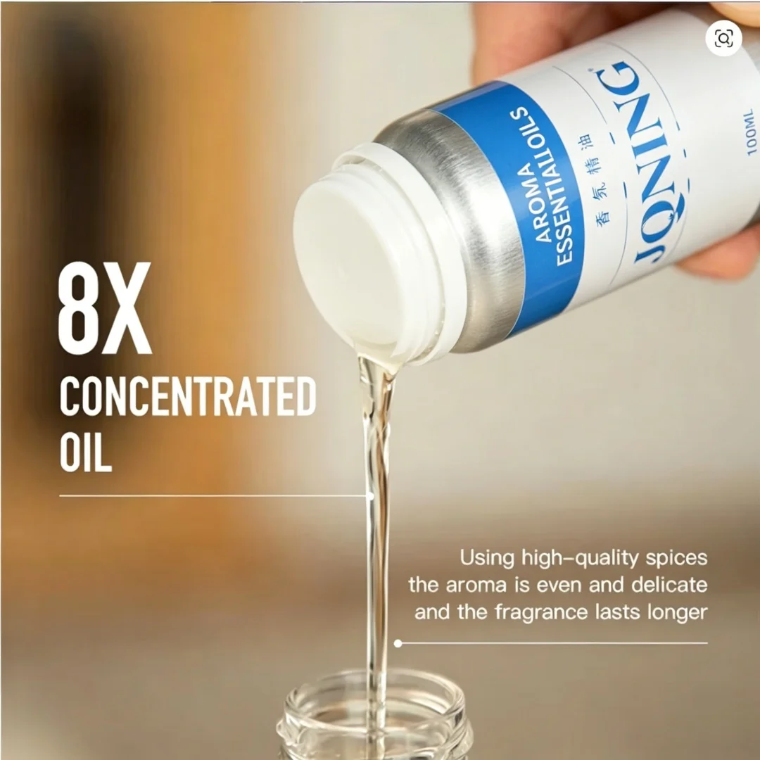 100ML JQNING Pure Fragrance Essential Oil Electric Diffuser Household Room Deodorizing Air Fresh Purifier Oil