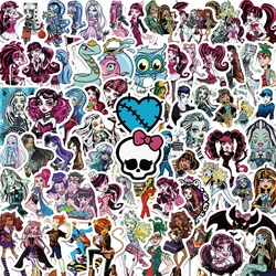 50PCS Riman Monster High School Cartoon Anime Creative Graffiti Bike Skateboard Car Helmet Laptop Computer Wholesale Toy Sticker