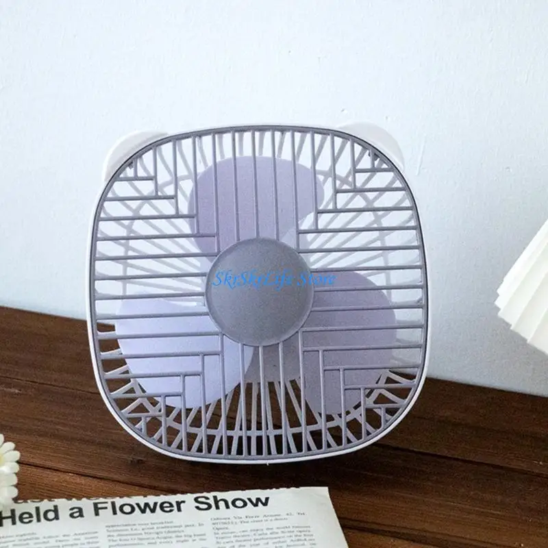 E65E 1 velocidad 7 pulgadas 5V ventilador ventilador techo mini ventiladores escritorio USB para acampar