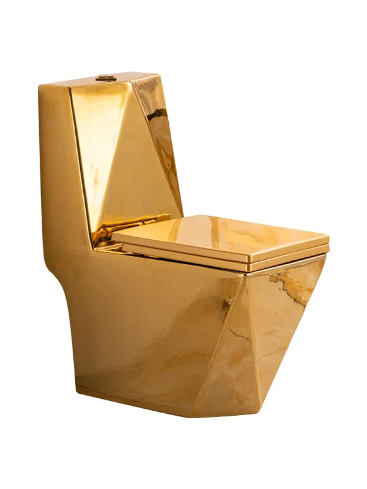 

Toilet Square Toilet Ceramic Siphon One-Piece Closet European Color