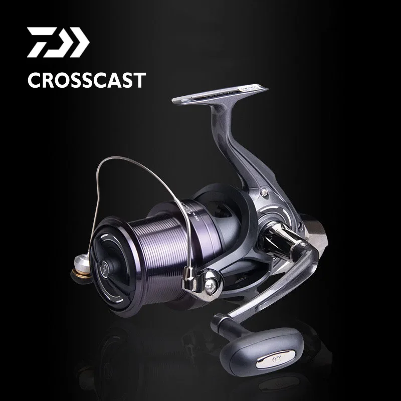 Original  CROSSCAST 5000/5500/6000 Spinning fishing reel 3+1BB Air rotor Long Cast Reel Saltwater Carp fishing reel