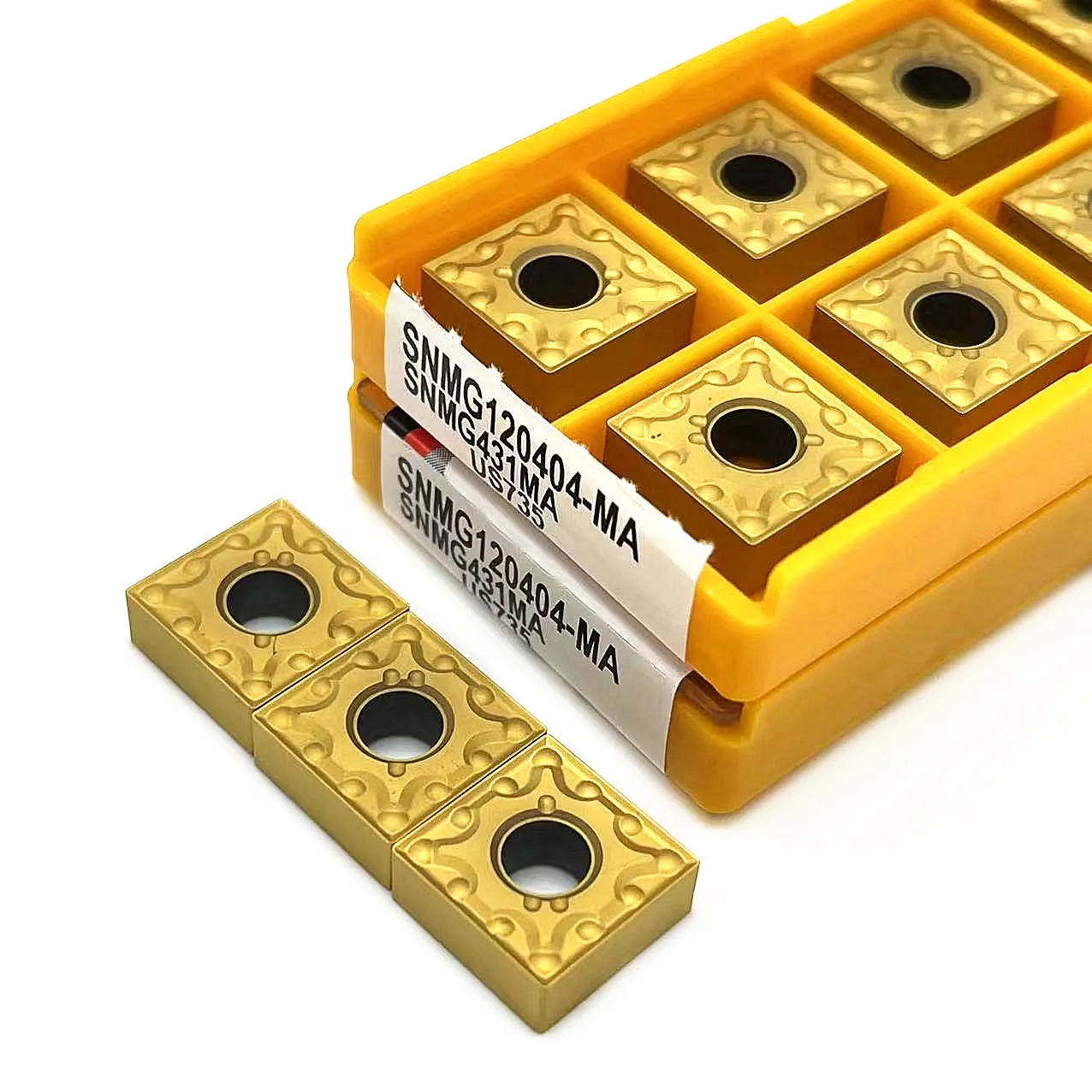SNMG120404 SNMG120408 MA VP15TF UE6020 US735 كربيد قطع إدراج مخرطة باستخدام الحاسب الآلي تحول إدراج أداة القطع SNMG120404 US735