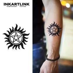 Sun temporary tattoo sticker, waterproof magic tattoo, lasts to 15 days fake tattoo, semi permanent tattoo