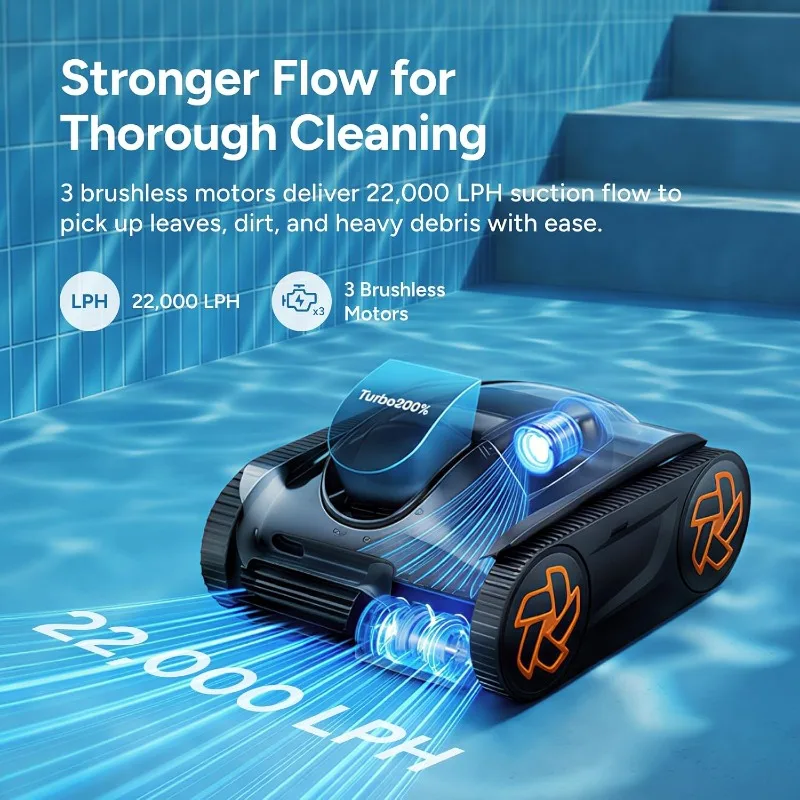 iGarden – 4H cordless, AI‑guided, any‑pool floor cleaner. Smart, simple, spotless.