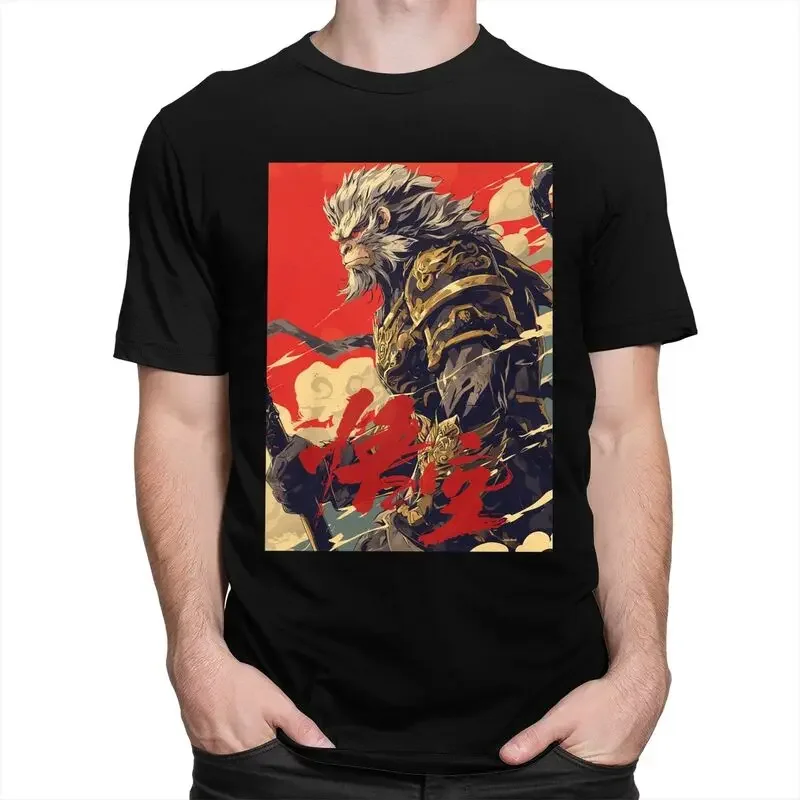 Hot Game Black Myth Wukong T-shirt Women Clothes Fashion Graphic Short Sleeved Tee Shirt Harajuku Summer Unisex Clothing y2k Top