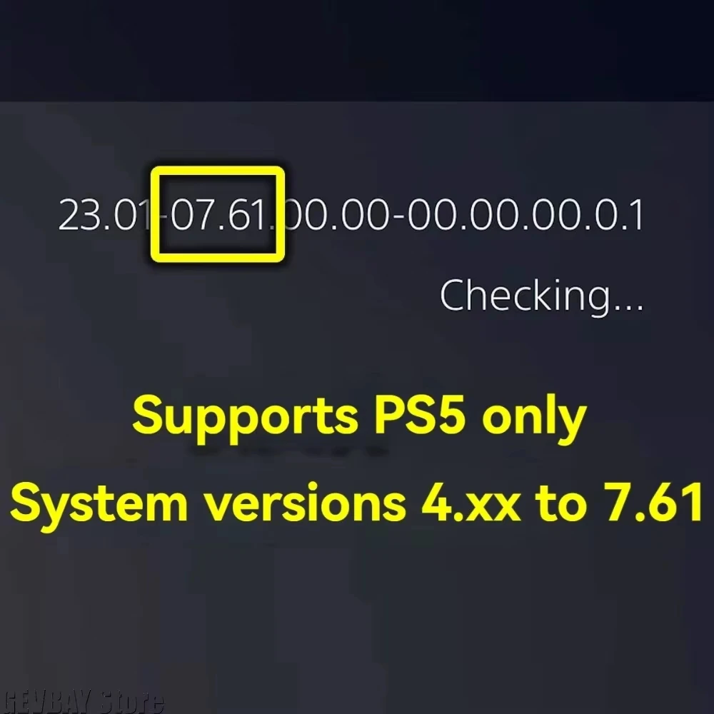 Per PS5 JB Disc Tool FW 4.03-7.61 Syste Mod Accessori per console di gioco