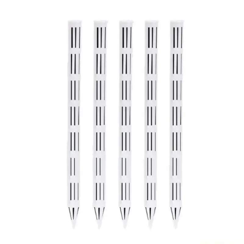 QX2E Plastic Watering Guide Tube for Household Pots, 21.2 x 1.6 Pointed Soil Access Insert for Potted Plant Care and Home