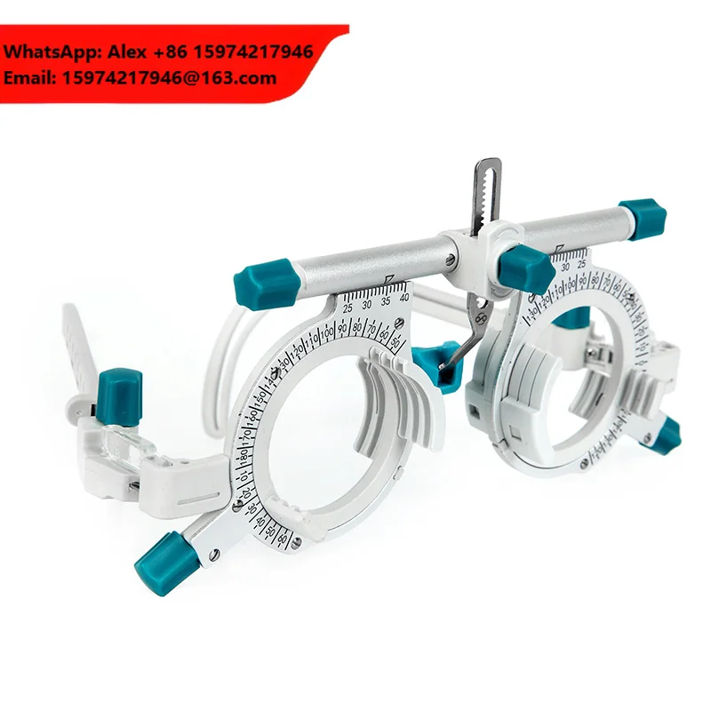 High Quality Titanium Optometric Universal Adjustable Trial Lens Frame Measuring Instrument Optometry Trial Frame