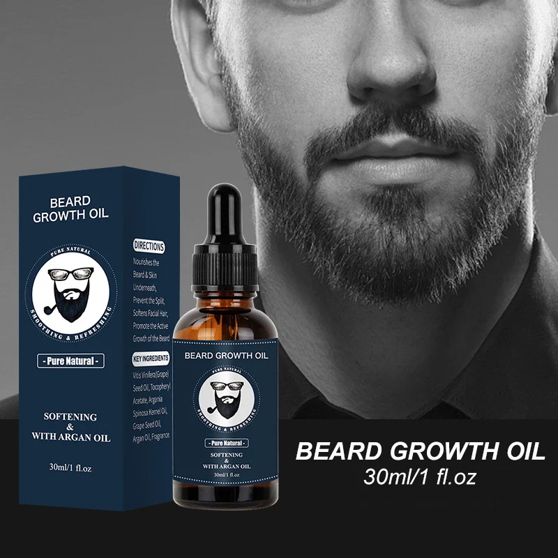 

Beard Growth Oil 100% Natural Beard Growth Essential Oil Hair Loss Products For Men Beard Care Hair Growth Nourishing Beard Care