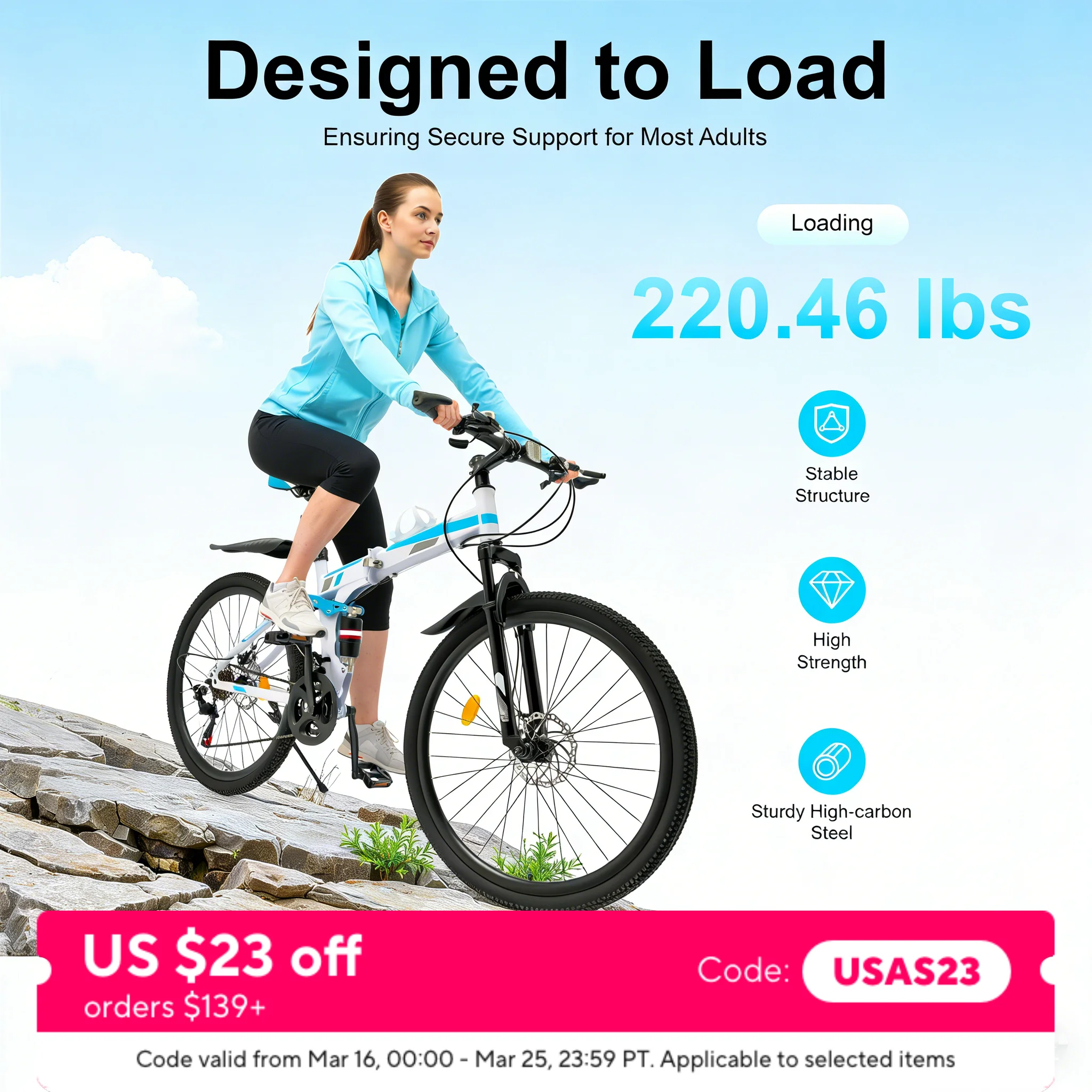 Folding 26-Inch Mountain Bike 1