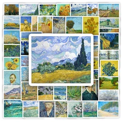 Van Gogh Artwork Paintings Stickers Kids DIY Gift Decorative Decal for Scrapbook Journal Laptop Phone Luggage Bottles Waterproof