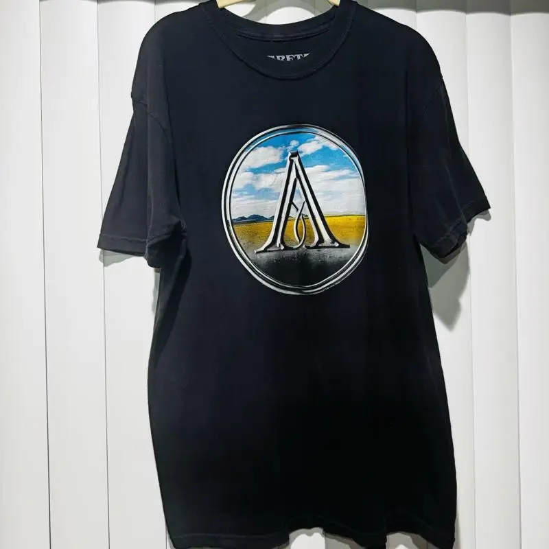 تي شيرت Greta Van Fleet Starcatcher World Tour أسود للرجال مقاس L Rock Band #1