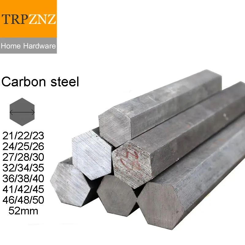 Carbon Steel Hexagonal Rod Bar 21 22 23 24 25 26 27 28 30 32 34 35 36 38 40 41 42 45 46 48 50 52mm Wear Resistant for Shelf