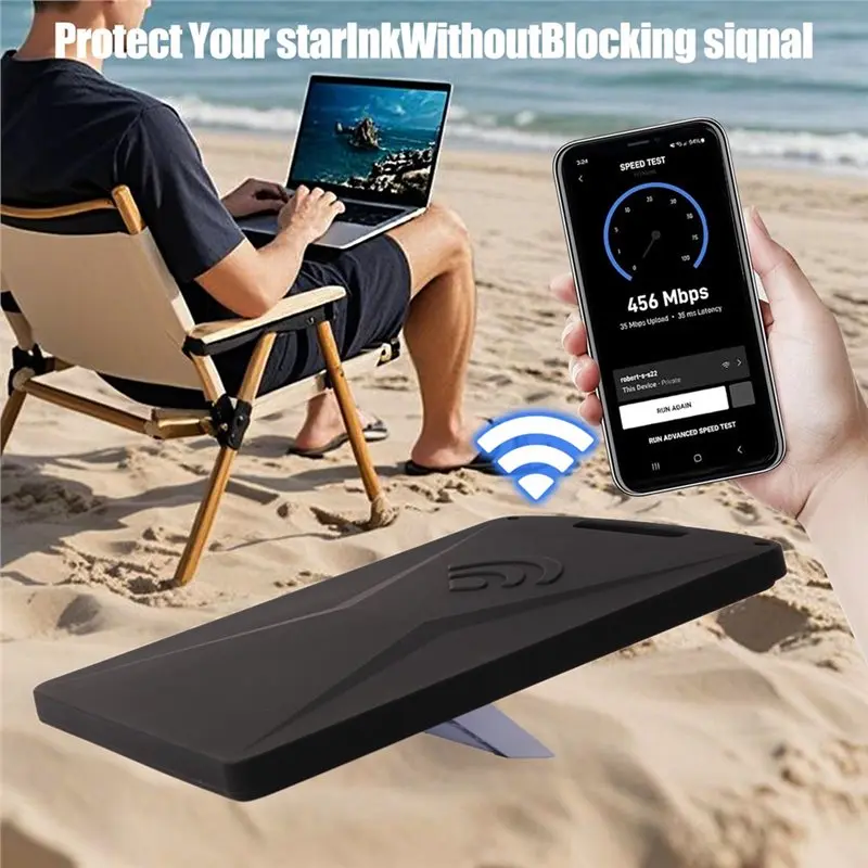 AS95-étui de protection pour Mini antenne Starlink étui de protection en Silicone pour accessoires Starlink Mini