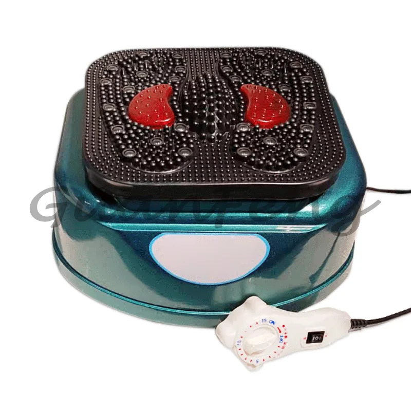 220V 50Hz Electric Foot Vibration Massage Machine, 185W Remote‑Controlled Leg Vibrator for Full‑Body Blood Circulation