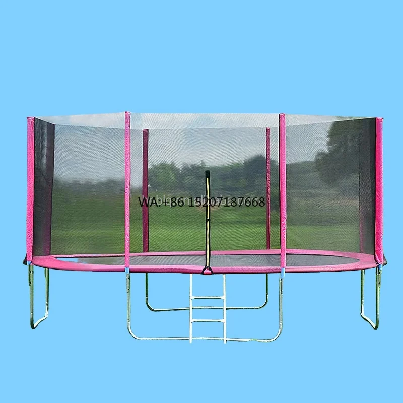 트램펄린 안전망, 내구성이 뛰어난 고강도 공원 야외 트램펄린, 안전한 가족 레크리에이션 및 피트니스 활동용