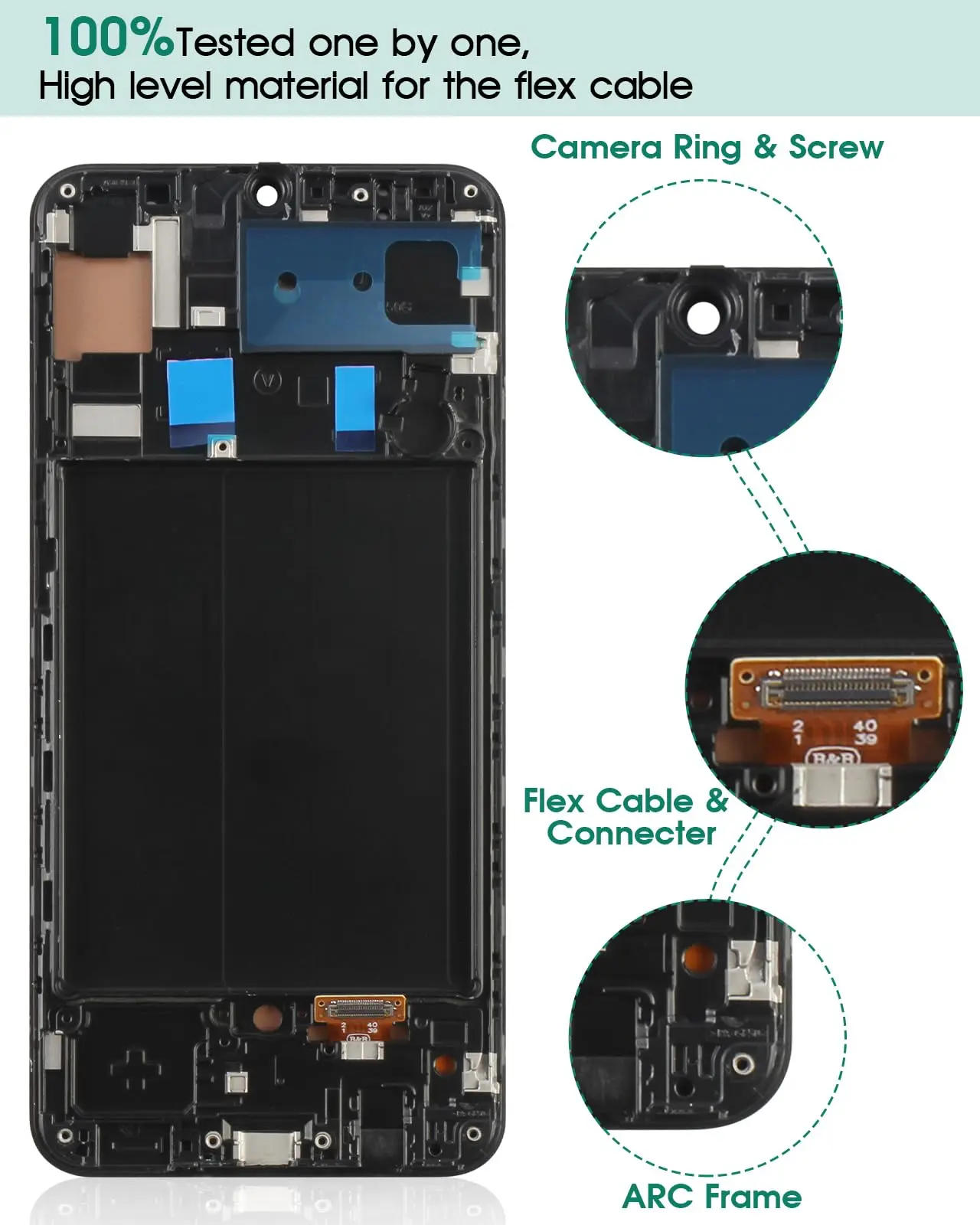 OLED for Samsung Galaxy A30 2019 A305F A305FN A305G A305N A305YN LCD Display with Frame Replacement Touch Digital Assembly