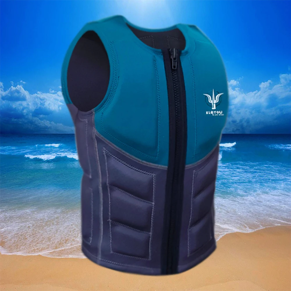 2023 Neoprene Buoyancy Life Jacket Adult Professional Water Sports Surfing Boating Fishing Motor Boat Safety Vest Life Jacket