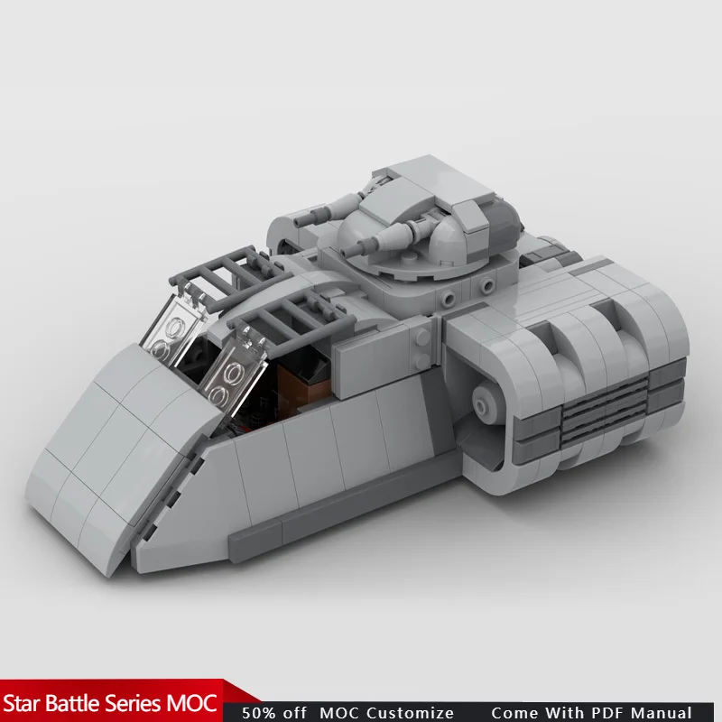 

461 шт., световой танк со звездами VX-77, MOC, модульный строительный блок, популярная технология, модель «сделай сам», праздничные игрушки для мальчиков, подарки