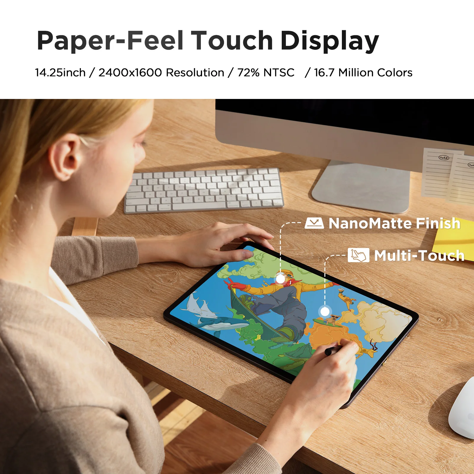 UGEE UT3 Fun Drawing Pad 14,25 polegadas 2.4K Ultra HD Android 14