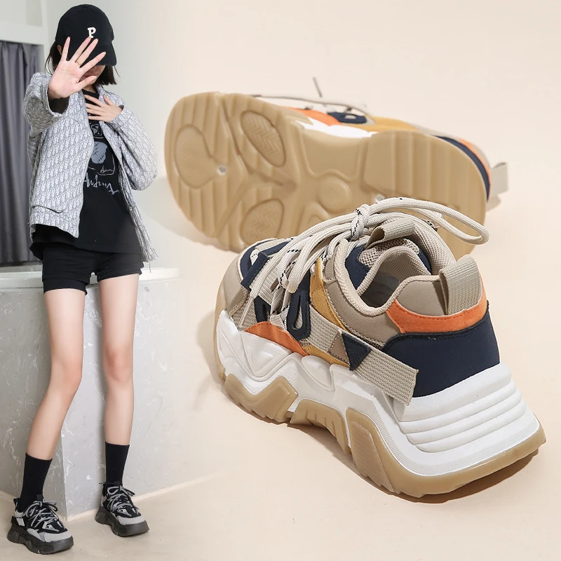 Spring and Autumn Fashion Casual New Running Shoes Female Trend All Match Casual Sports Shoes Womens Shoes