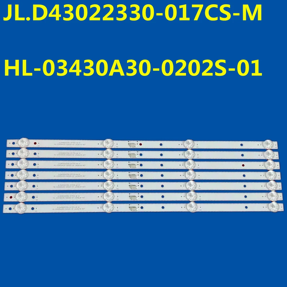 

LED Backlight Strip 4Lamp For KX-431ED U430L18 LED17E405 HV4300UB HL-03430A30-0202S-01 U430L18 4X7 JL.D43022330-017CS-M