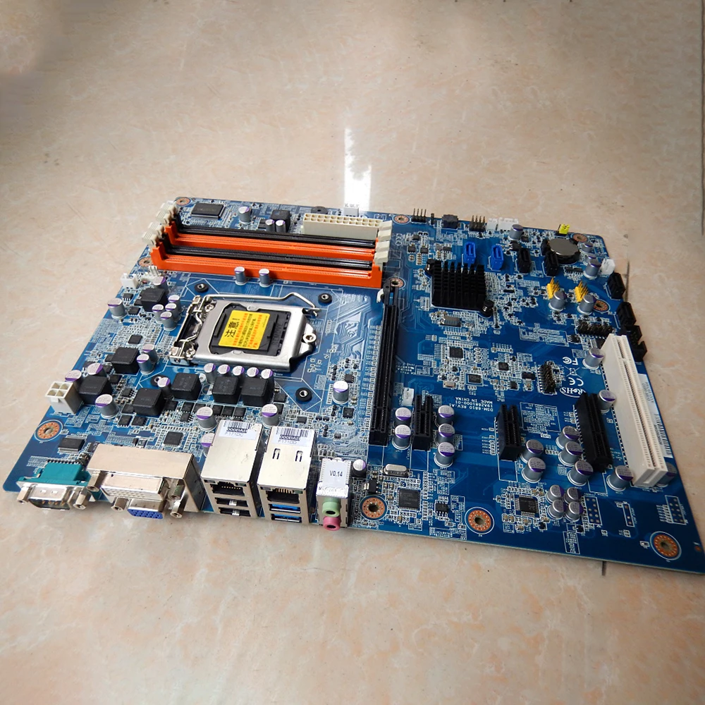 

For Advantech IDENTIV 3VR Video LGA1155 Support Dual Gigabit Network Cards Control Motherboard DSM-6810