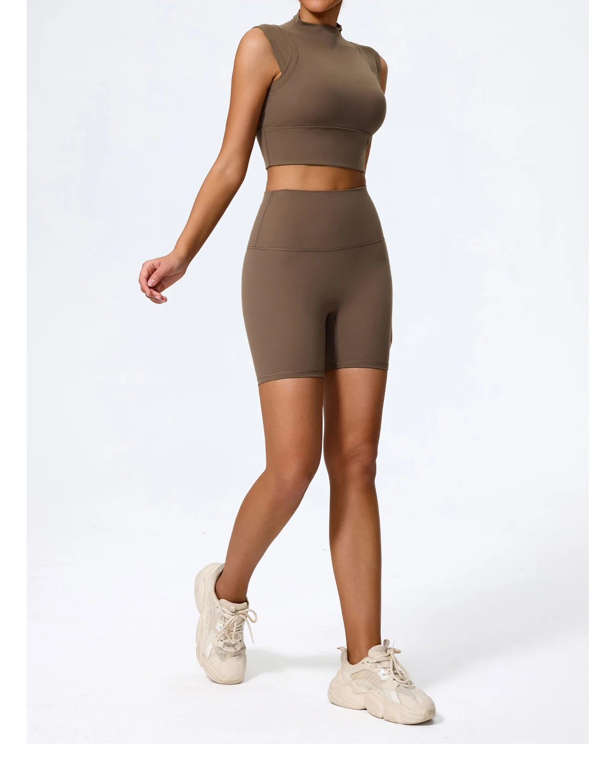 High Impact Gym Top Weibliche Push-Up Sport-Bh Yoga Kleidung Sport Weste Frauen Workout Crop Top Weibliche Stoßfest Büstenhalter Frauen – Detail 21