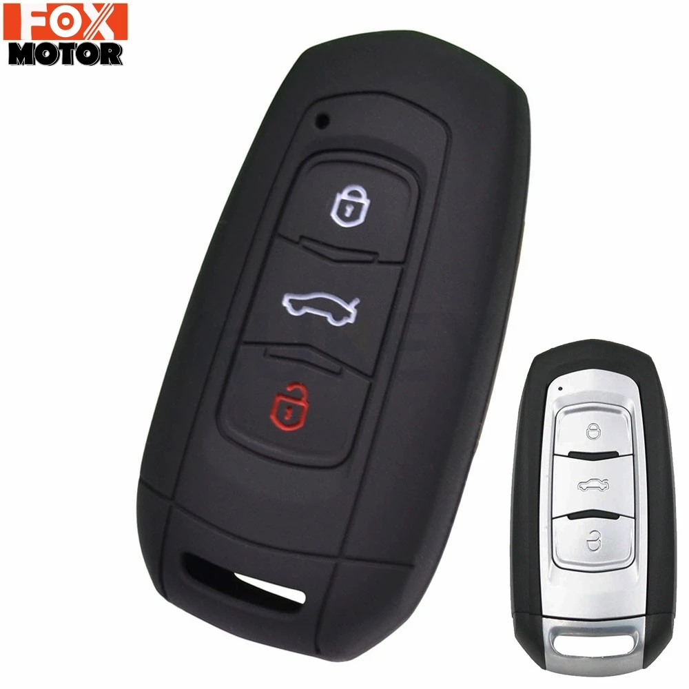 For Geely Emgrand EC7 EC718 EC715 Global Hawk GX7 Silicone Remote Key Case Fob Shell Cover Skin Holder