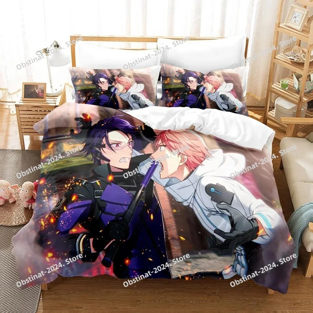 3D Cartoons Game HELIOS Rising Heroes Bedding Set Single Twin Full Queen King Size Bed Set Adult Kid Bedroom Duvet cover Sets
