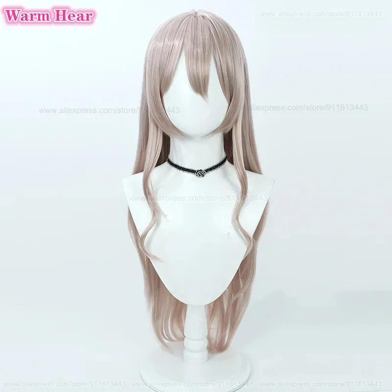 

Скарлет Синтетическая игра Длинные 85 см Льон Косплей Аниме Термостойкие волосы Хэллоуин Вечеринка Женщина Новые парики + Бесплатная шапочка для парика