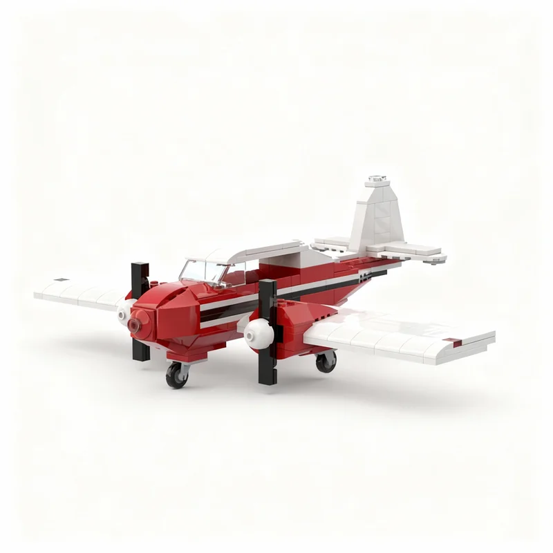 

319pcs MOC Piper Apache City Airport Model Building Blocks Construction Toy Christmas Gifts DIY Creative Idea Education Birthday