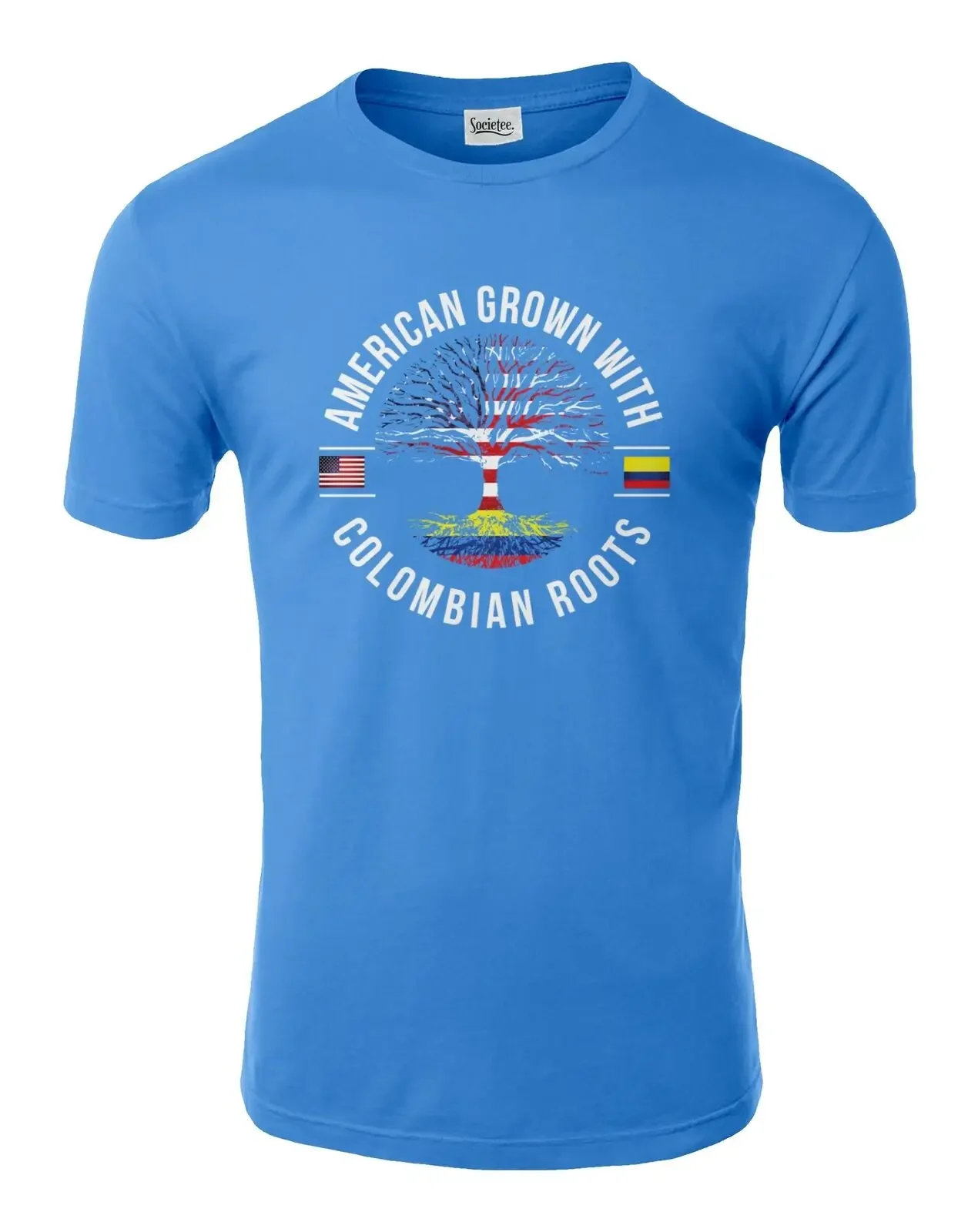 American Grown With Colombian Roots Men's T-Shirt