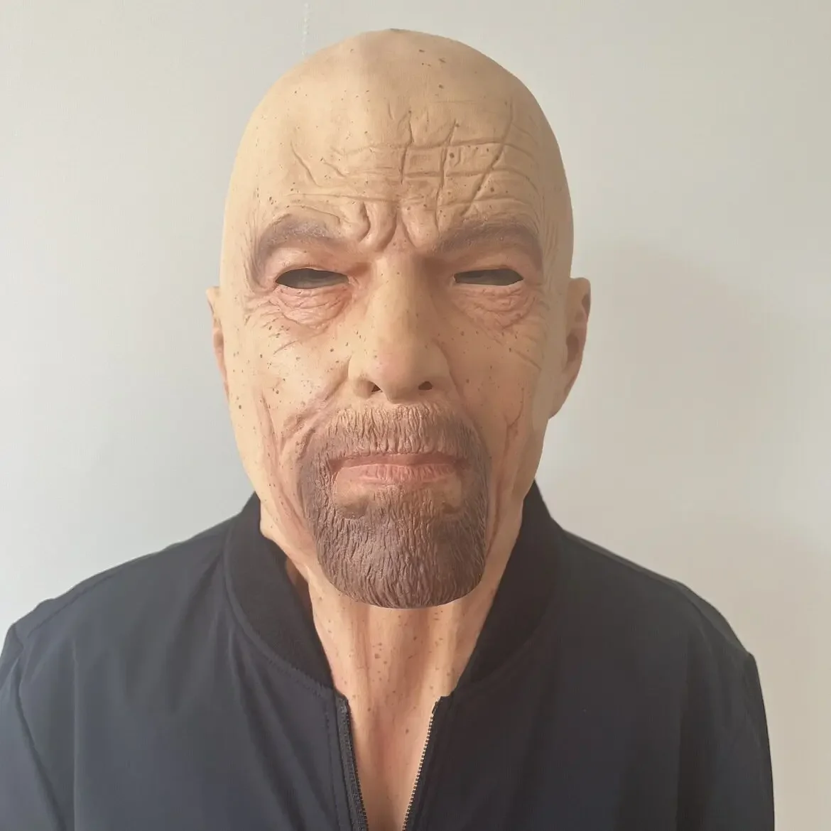 Mask bald old man latex hood halloween cosplay funny christmas