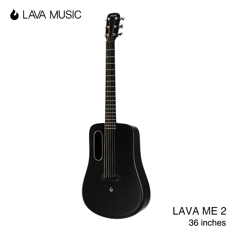 LAVA ME 2 FreeBoost Guitar Carbon Fiber Guitar Acoustic Electric Instrument 36 Inches Travel LAVA MUSIC With Bag/Pick/USB Cable