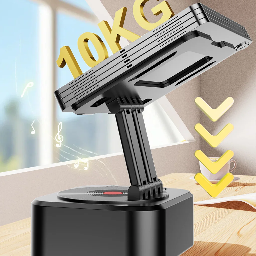 

Bluetooth Speaker 360° Foldable Wireless Speaker Phone Stand with Anti-Slip Pads For Video Meeting Live Movies Videos Games