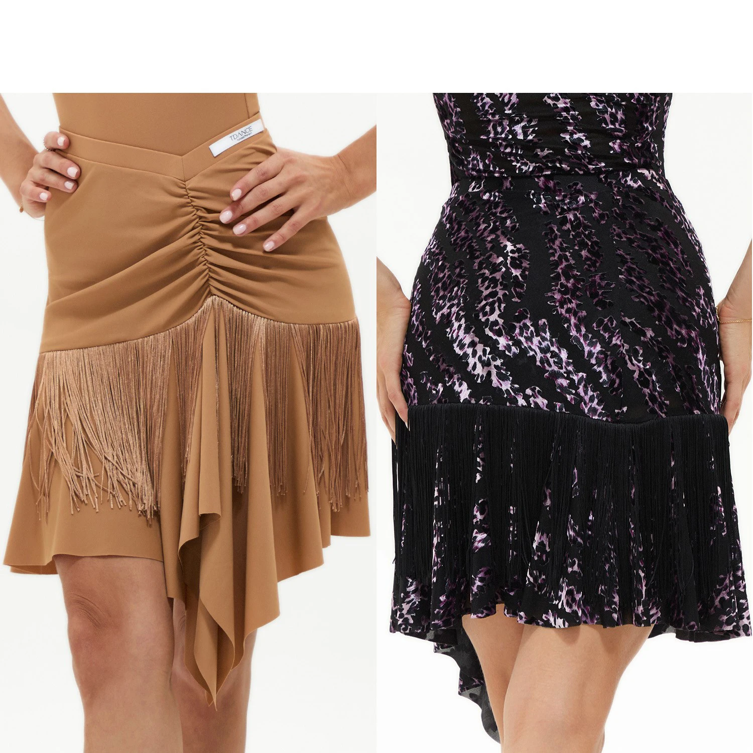 

Плиссированная юбка для латинских танцев, женская юбка для танцев, румба, ча-ча, самба, юбка с бахромой для взрослых, одежда для латинских танцев, DNV24478