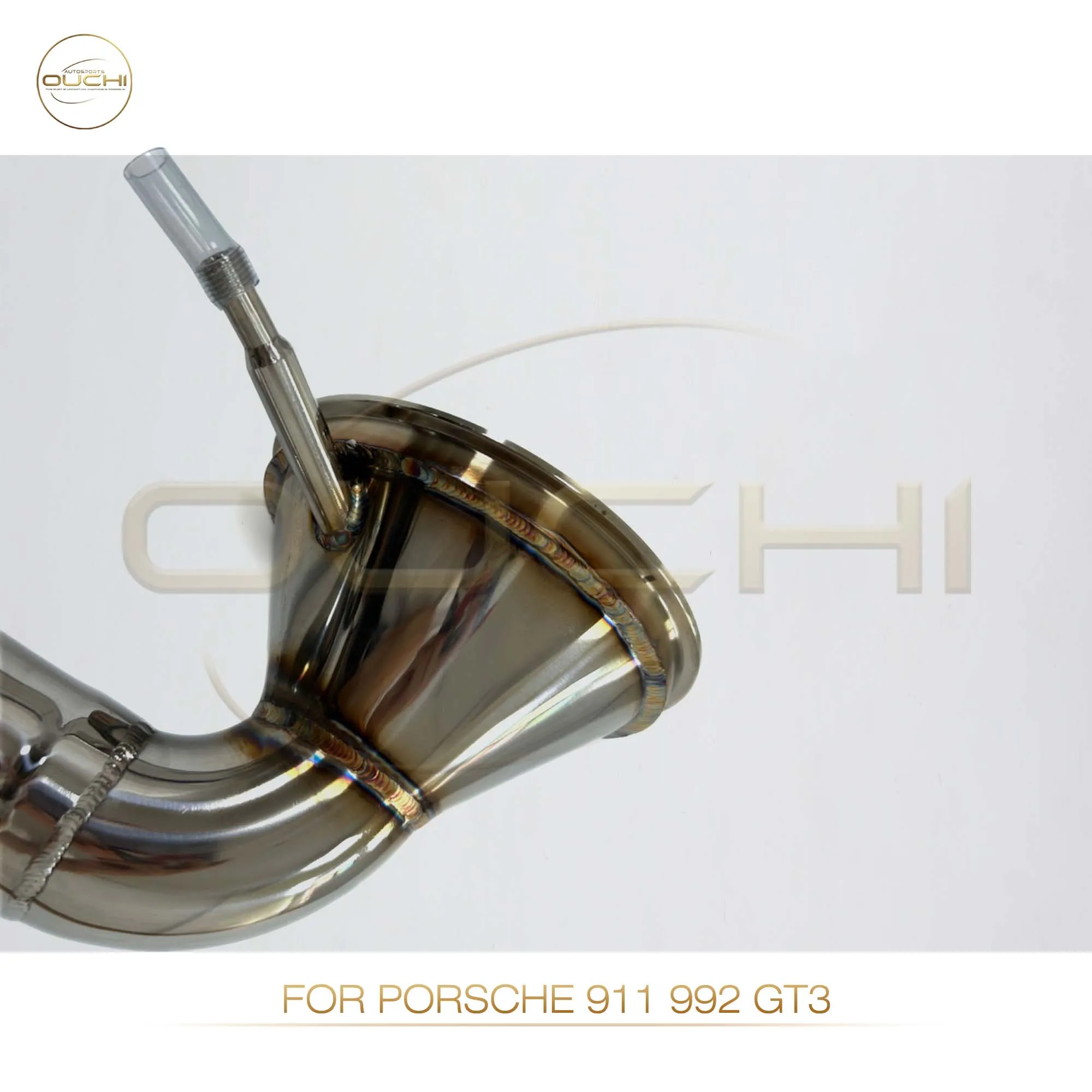 Ouchi Exhaust System Stainless Steel Performance Catback For Porsche 911 992 GT3 Muffler Without Valve