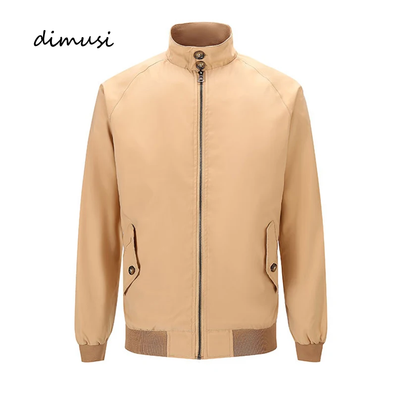 Spring Autumn Men's Lightweight Bomber Jacket Casual Men Windbreaker Jackets Classic Men Harrington Zip Up Coats Clothing