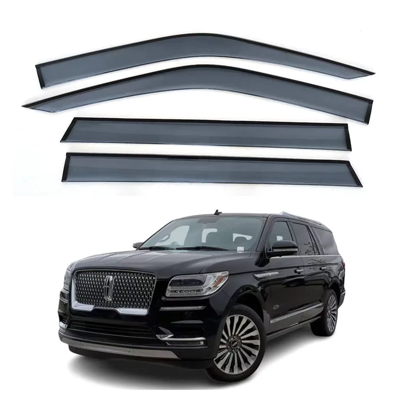 

Specially used for Lincoln Navigator rain and shine shields, window rain eyebrows and rain strips, rain and shine shields