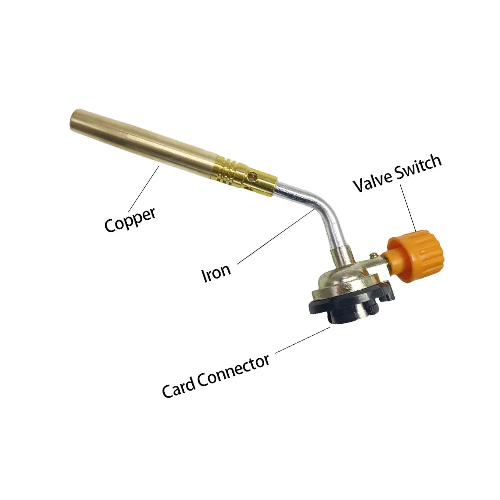 1 قطعة التخييم في الهواء الطلق شواء المحمولة لحام الحرارة بندقية البيوتان الموقد لحام الغاز الشعلة لهب بندقية لحام قاذف اللهب