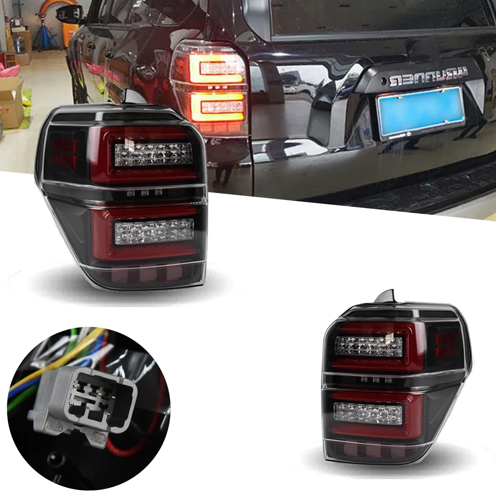 

Taillights For Toyota 4 Runner LED Rear lights 2014-2020 Tail Lamp Car Styling DRL Dynamic Turn Signal Reverse Auto Accessories