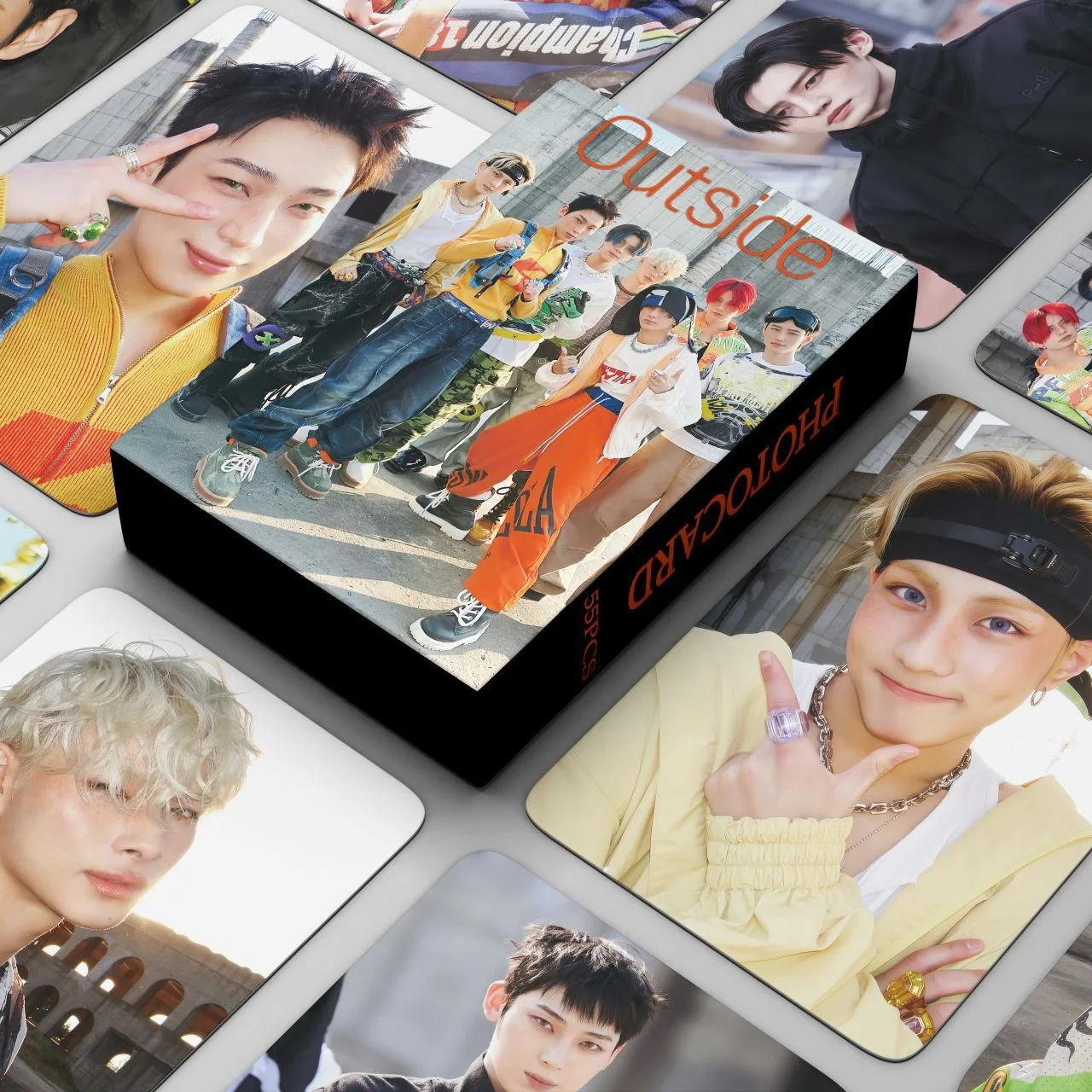 55 قطعة EN E Team OUTSIDE NIKI SUNGHOON DESIRE UNLEASH Photocards JAKE JAY HEESEUNG Kpop Merch Lomo مجموعة بطاقات